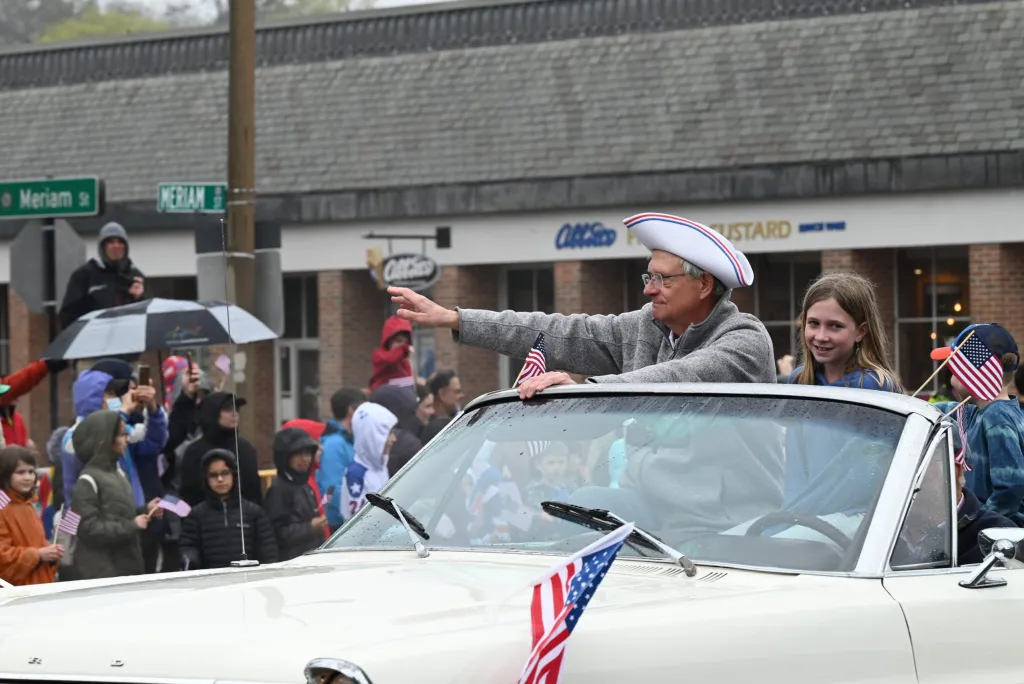 Bob Burbidge in the afternoon parade